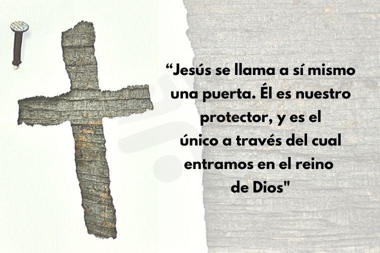 "Jesús se llama a sí mismo una puerta. Él es nuestro protector, y es el único a través del cual entramos en el reino de Dios" - Cita del Devocional de Hoy de Cristo Para Todas Las Naciones CPTLN Chile "¿Qué piensas de Jesús?" - 30/04/2020