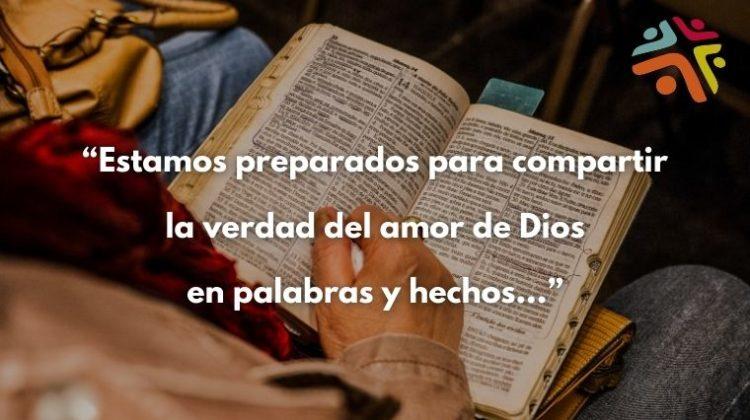 "Estamos preparados para compartir la verdad del amor de Dios en palabras y hechos..." - Cita del Devocional de Hoy de Cristo Para Todas Las Naciones CPTLN Chile "Únete a nosotros" - 20/10/2020