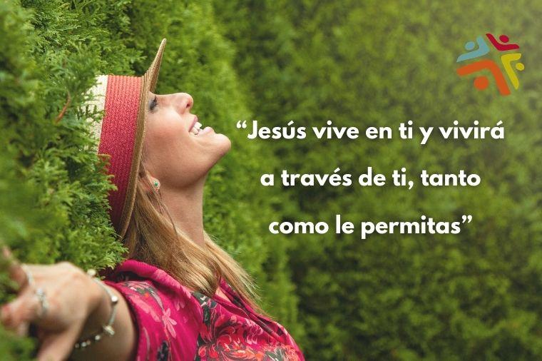 "Jesús vive en ti y vivirá a través de ti, tanto como le permitas" - Cita del Devocional de Hoy de Cristo Para Todas Las Naciones CPTLN Chile "Vive a través de ti" - 16/10/2020