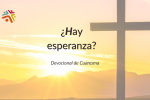 "¿Hay esperanza?"