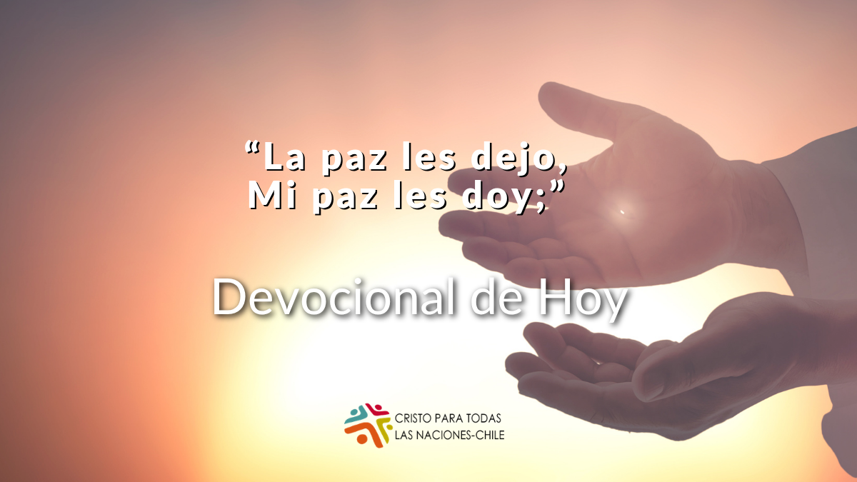 "Jesús resucitado trae paz al corazón"